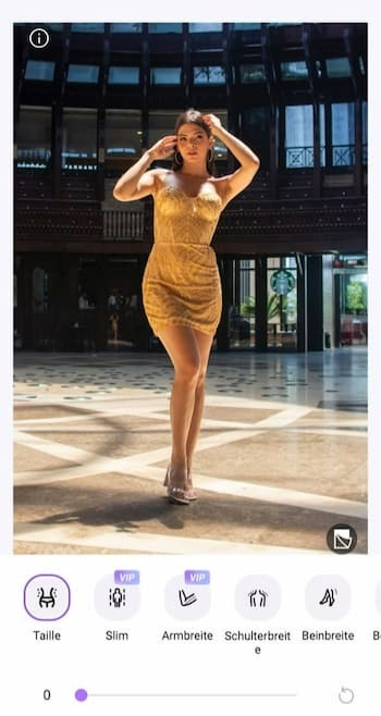 Vivid Glam - Die beste KI-Retusche-App für Body-Swaps